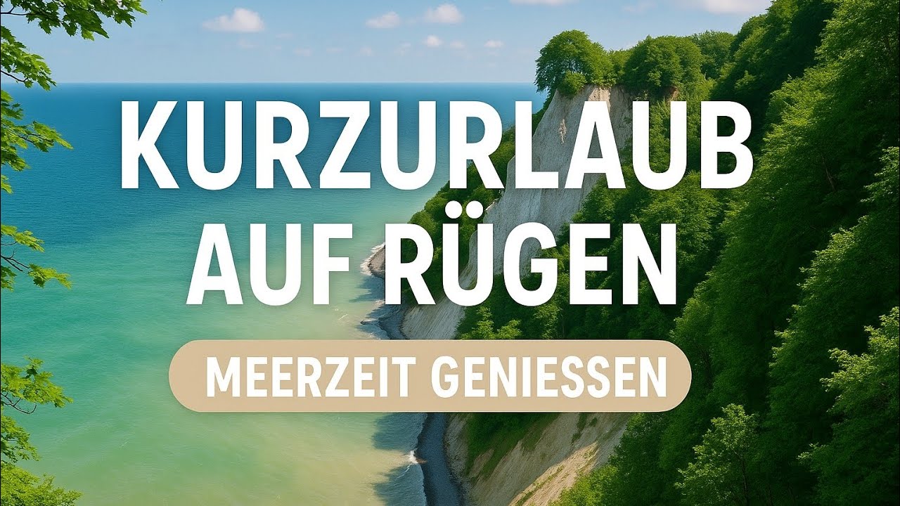 🌊 Kurzurlaub auf Rügen – ein paar Tage voller Erlebnisse zwischen Meer, Natur und Kultur!