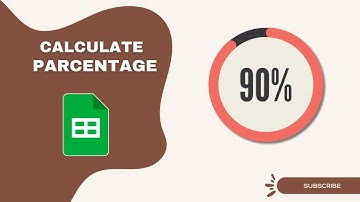 How to Calculate the Percentage in Google Sheets File