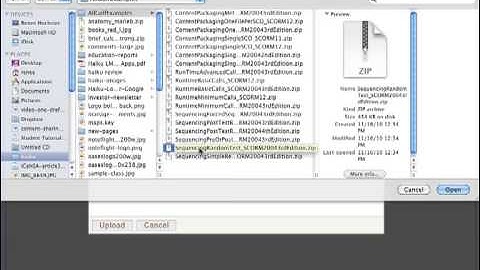 Import SCORM Modules