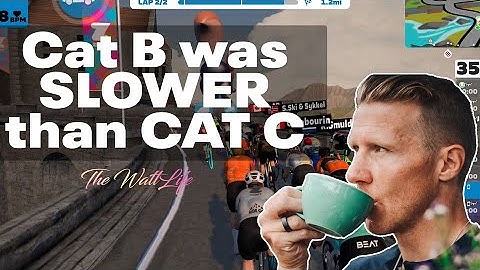 Zwift Race | Cat B SLOWER than Cat C