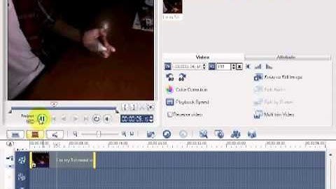 how to fast forward and slow motion on ulead video studio