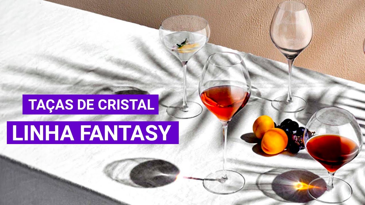 Taças de Cristal - Linha Fantasy - NUDE