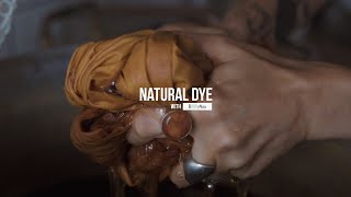 HOW TO NATURAL DYE AT HOME WITH ONION SKINS | BOTANICAL COLOUR | SHADES OF ORANGE