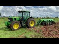 Teste completo: Trator John Deere 6125J + Grade Aradora Greensystem GA1118