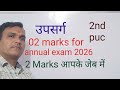 Upsarg, उपसर्ग, Hindi 2nd puc  karnatka board 