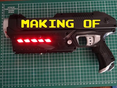 Judge Dredd Lawgiver (Arduino Based) Making Of @ProtonGamer1997