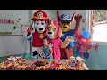 Celebrando un cumpleaos muy especial con los paw patrol 