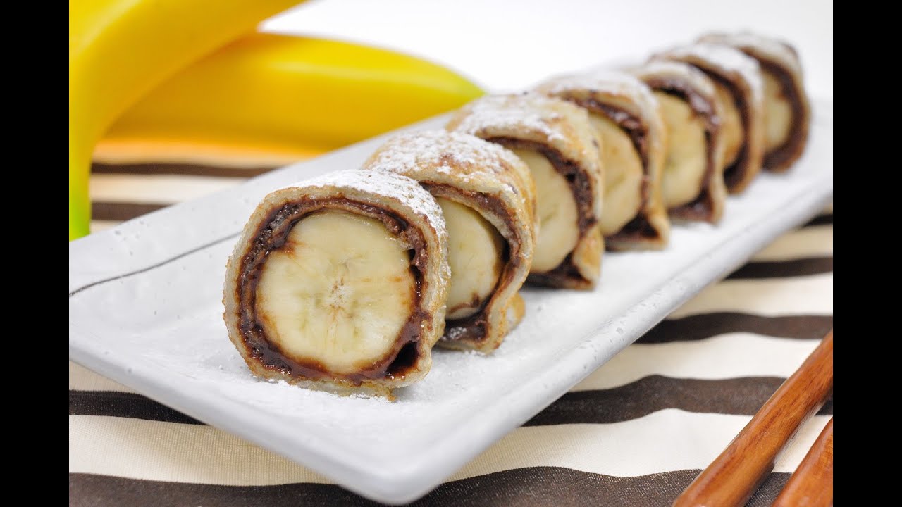 ซูชิกล้วยหอมนูเทลล่า | Banana Sushi Roll