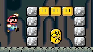 SMW - All Dragon Coins in Yoshi’s Island 1 [TAS]