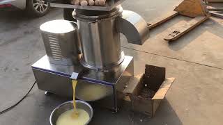 Automatic egg cracking breaking machine/egg shell liquid separator machine