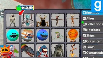 Nextbots in playground mod unlocked all free new characters tung tung sahur chasing nextbots