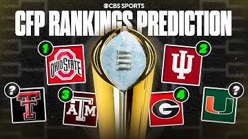 College Football Playoff Rankings PREDICTIONS: 5 or 6 teams from SEC are in? 👀 | UNT over JMU