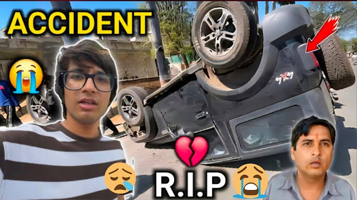 Itna Bada ACCIDENT Hogaya Thar Ka😭😱 | Sourav Joshi Vlogs