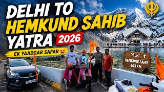 Delhi To Hemkund Sahib Yatra 2026 Day 1 😍🔥 Rishikesh Chhote Shri Hemkund Sahib Gurudware Pohch Gye ✨