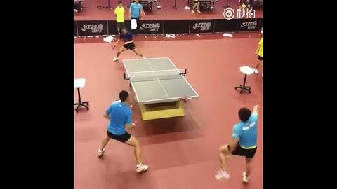 20170507 Zhang Jike Ma Long training