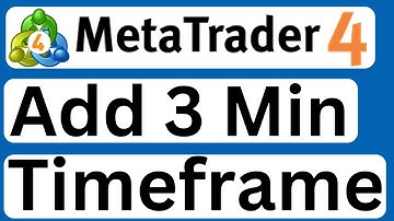How to Add 3 Minutes Timeframe (M3) in MetaTrader 4 on PC/Laptop - Easy to Follow