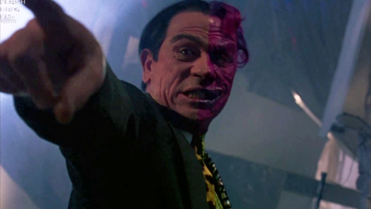 Two-Face robs a bank | Batman Forever - YouTube