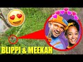 Mon drone  film blippi est meekah en train de sembrasser  blippi est amoureux 