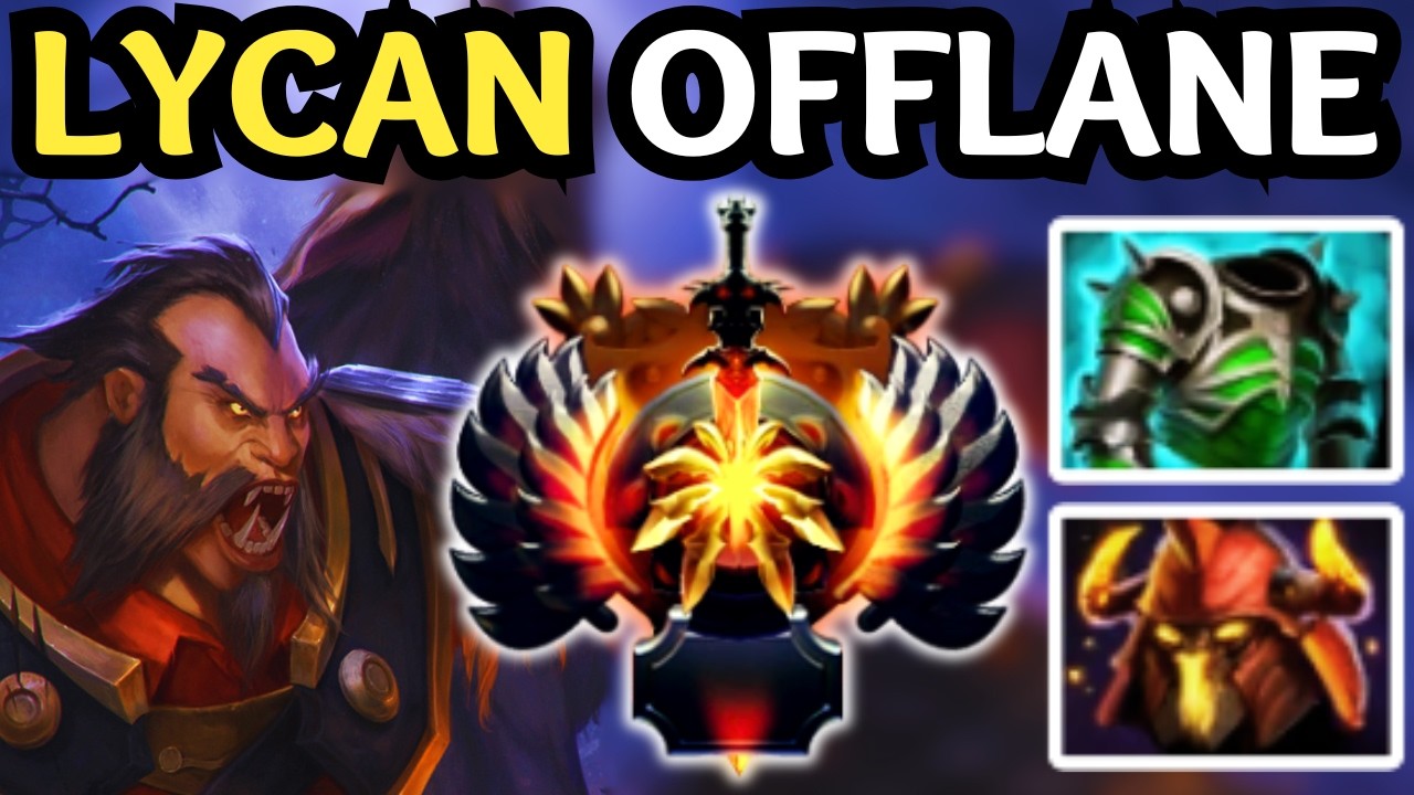 🔥 LYCAN OFFLANE IS META — SUMMON PUSH DOMINATION | DOTA 2 🔥