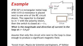 Induced Current in a Conducting Loop, Part 1 Profile