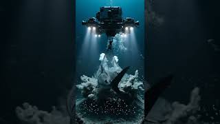 🦈 UNBELIEVABLE: SHOCKING Robot Snaps GIANT Shark! URGENT! #robotics #shark #vfx #deepsea
