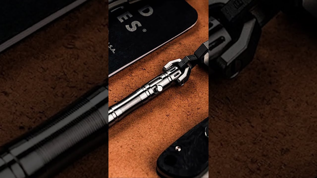 MecArmy TPX8 Titanium Brass Tactical Pen Perfect For Everyday Carry