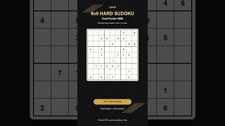 Hard Sudoku Challenge #096
