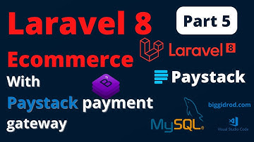 Laravel 8 Ecommerce - Authentication Page 1
