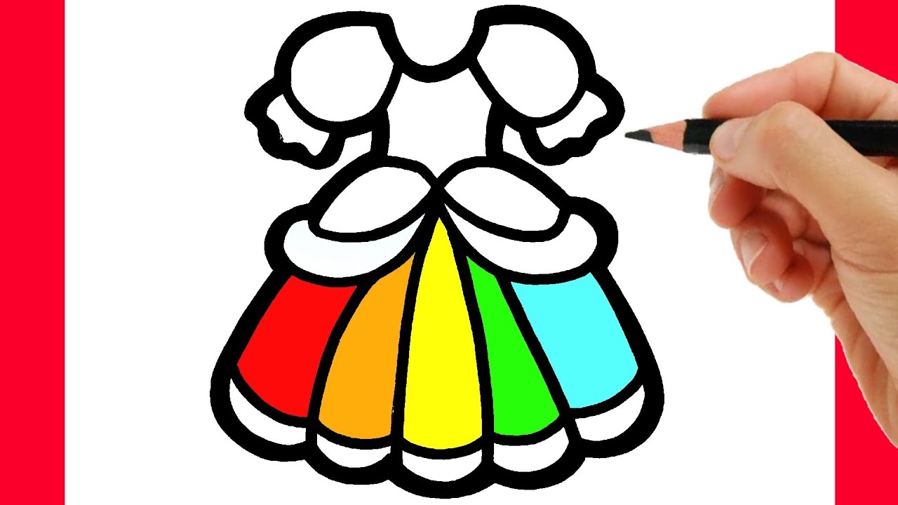 how to draw princess dress How to Draw a Princess Easy