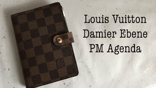 Authentic Louis Vuitton Damier Ebene Agenda PM – Luxe Touch Luxury Resale