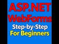 ASP.NET WebForms Step-by-Step For Beginners Part3:Web Forms Page Structure!
