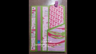#158 Toadstool Gardens bookmark card