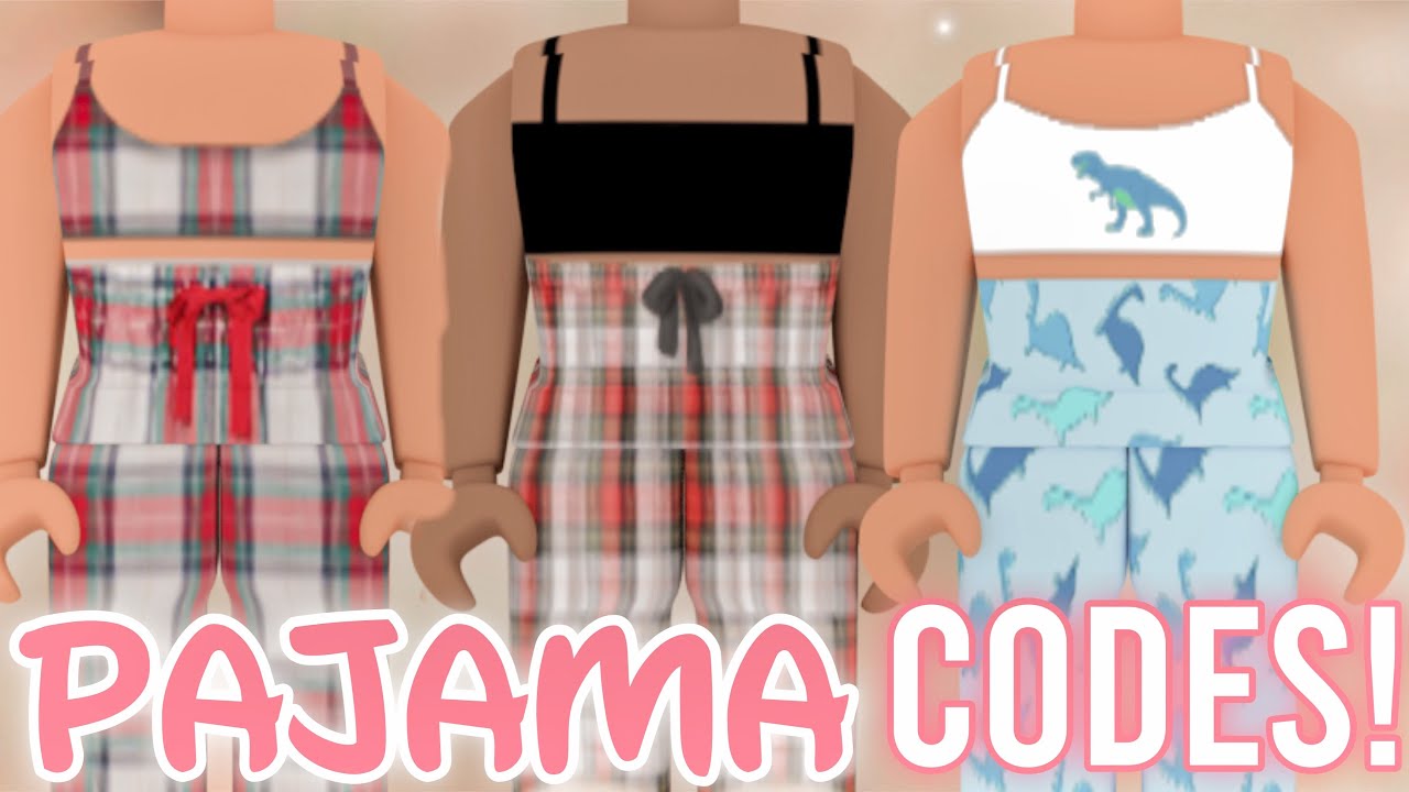 Aesthetic Roblox Pajamas WITH CODES LINKS YouTube