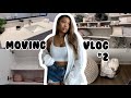 MOVE IN VLOG #2 | Moving into my first apartment || shopping, organizing & more!