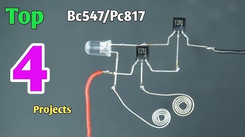 Top 4 Very Useful Projects Using BC547 & Pc817 Optocoupler