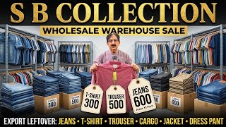 Karachi's Hidden Branded Stock 😱 Original Export Leftover Jeans, Polos & T-shirts | Imported Lot