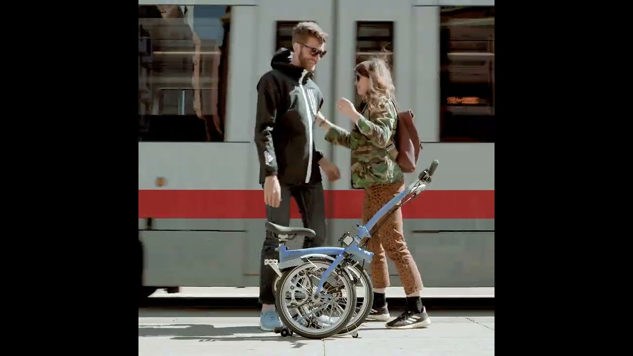 Brompton C Line Explore Folding Bike with Rack