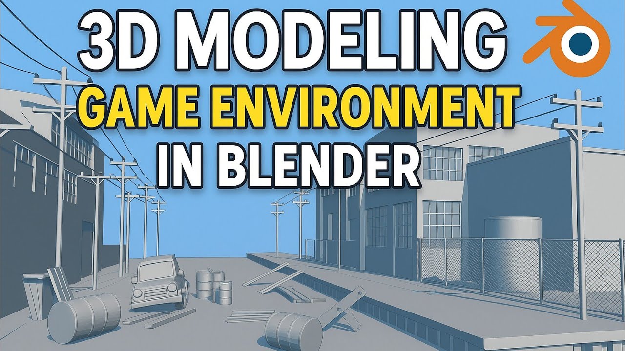 How to Model a Game Environment in Blender Step by Step