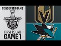 04/10/19 First Round, Gm1: Golden Knights @ Sharks