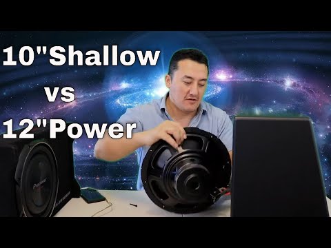 Pioneer TS-SWX2502 10 inch Shallow Sub VS Rockford Fosgate P300 Powered 12-Inch Subwoofer bass test
