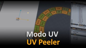 Modo UV: Peeler Unwrap mapping