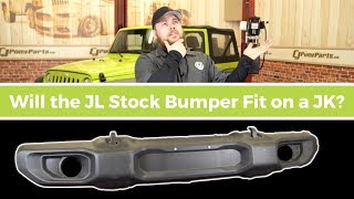 Can you fit a Stock Jeep JL Bumper on a Jeep JK?