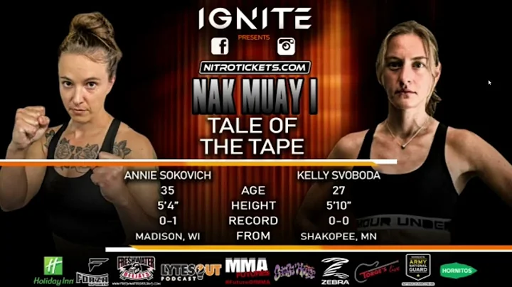 Muay Thai Action - Annie Sokovich versus Kelly Svo...
