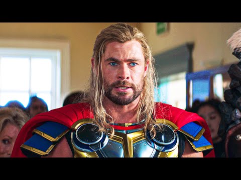 Thor Tries To Take Mjolnir From Jane Scene | THOR 4 LOVE AND THUNDER (2022) Movi