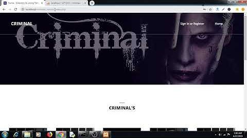 criminal record management system project in php