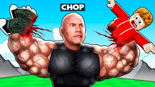 ROBLOX BUT DON'T MAKE THE ROCK ANGRY CHALLENGE WITH CHOP