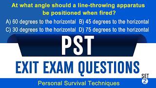 PST Exit Exam Questions 2026 Part 2