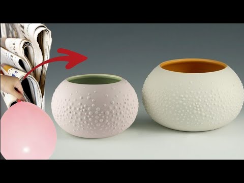 فيديو: كيف تصنع مزهرية منزلية