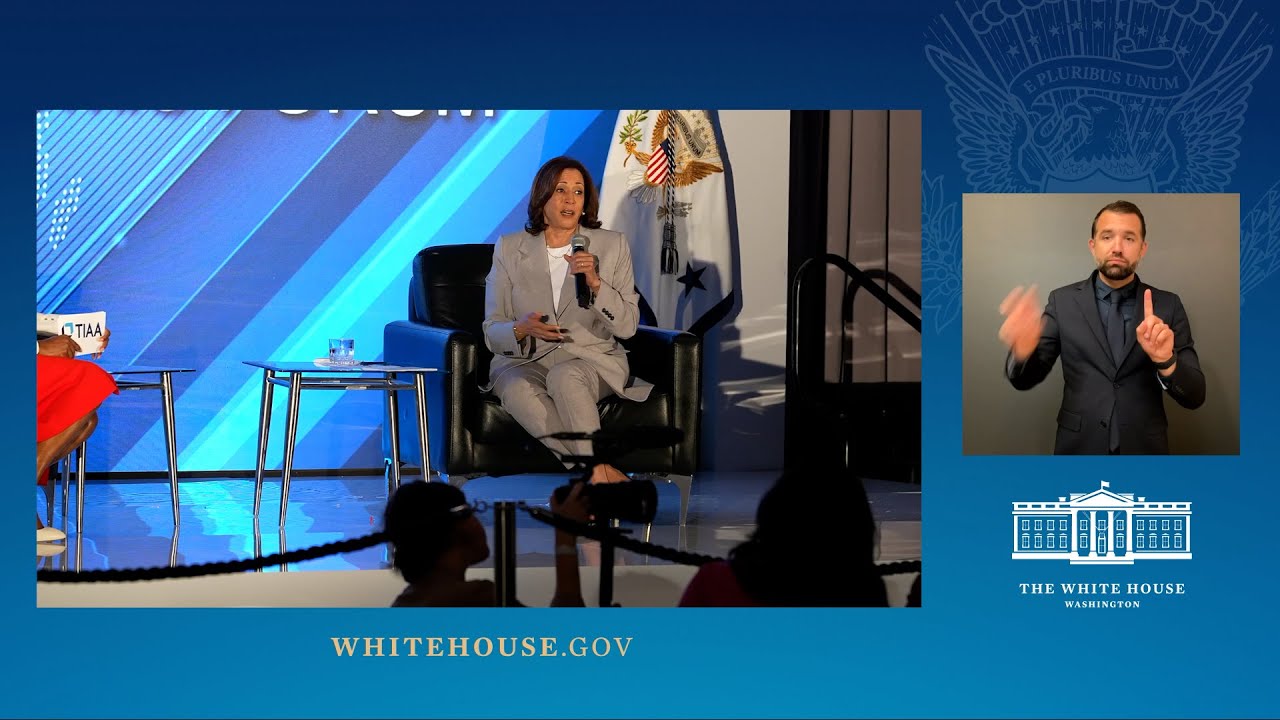 Vice President Harris Participates in a Moderated Conversation on Advancing Economic Opportunity