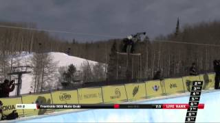 Arielle Golds 3rd place run at the Burton US Open 2013 - Halfpipe Finals